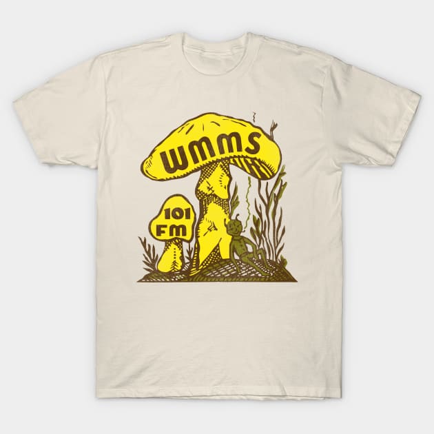 WMMS 101 FM Cleveland Radio T-Shirt by darklordpug